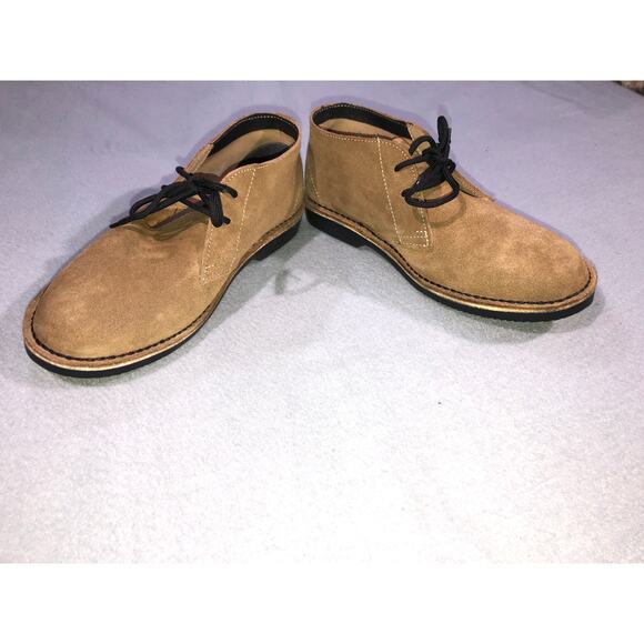 Veldskoen Tan Suede Desert Boots Chukka Mens 9 EU 42 Leather Lace Up Shoes nwot - Picture 4 of 6